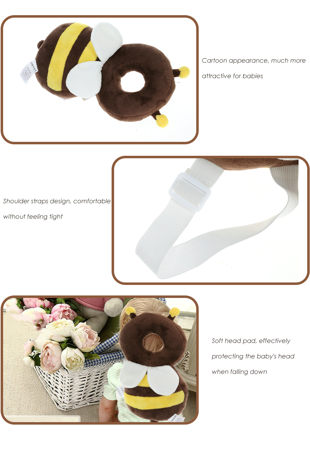 Toddler Baby Head Drop Protection Pad Headrest Pillow Toddler Baby Head Drop Protection Pad Headrest Pillow
