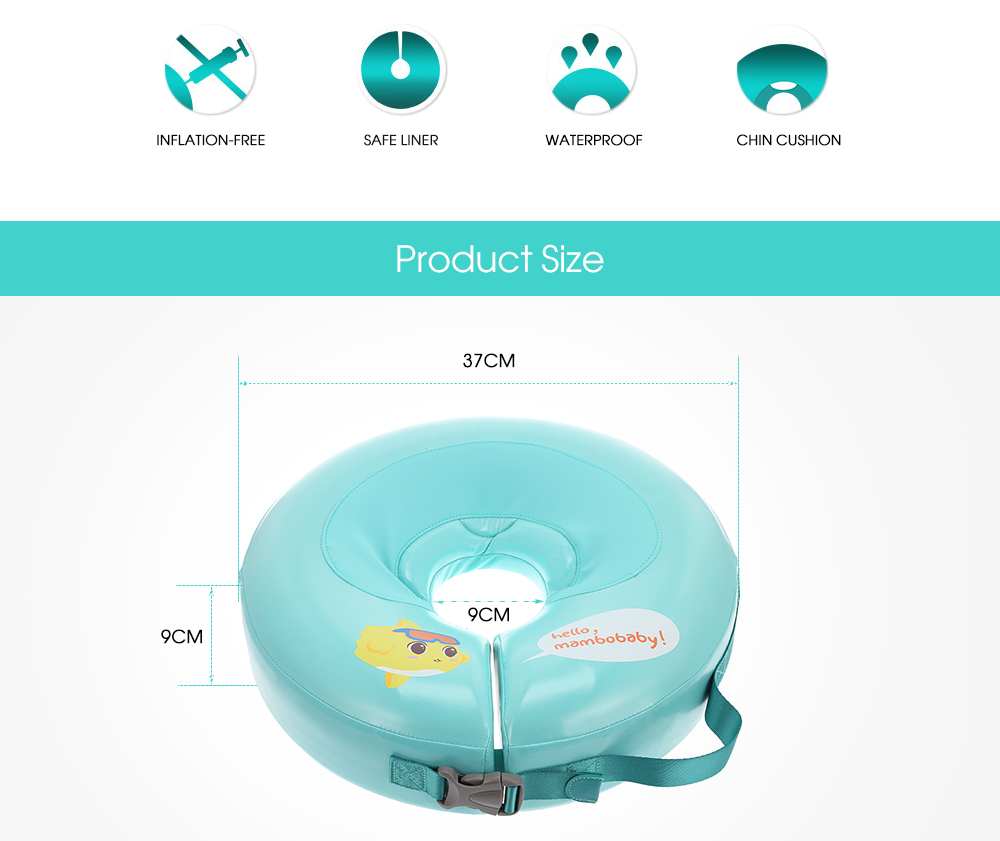 Inflation-free Baby Swimming Neck Ring Collar