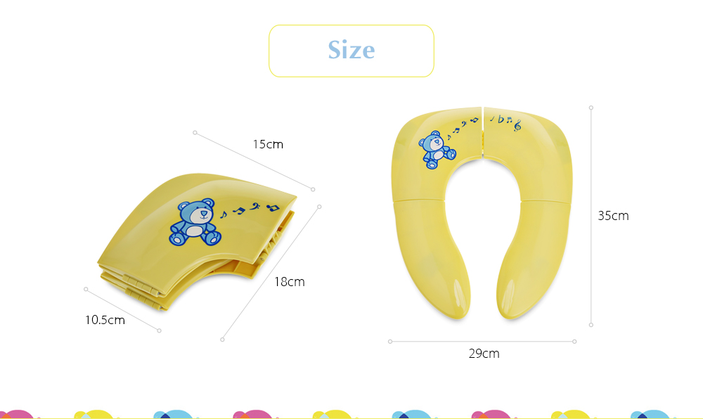 Portable Folding Children Baby Toilet Seat Potty Chair Pad Cushion