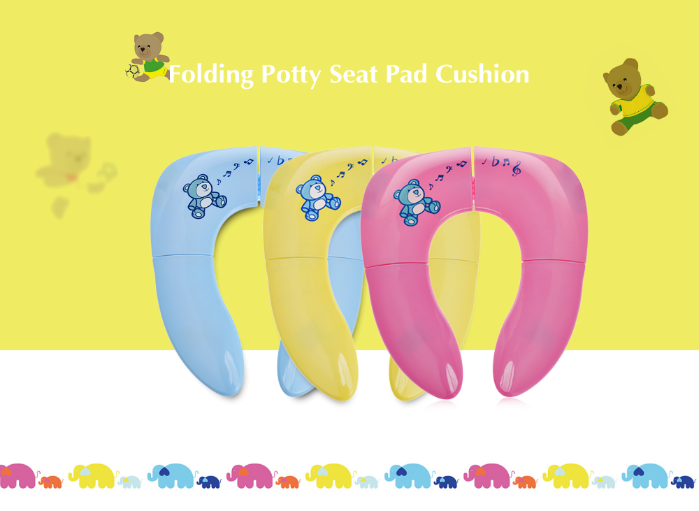 Portable Folding Children Baby Toilet Seat Potty Chair Pad Cushion
