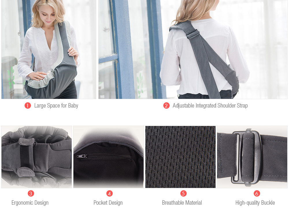 Newborn Baby Carrier Bag Cradle Sling Newborn Baby Carrier Bag Cradle Sling