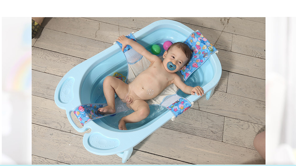 Portable Folding Children Baby Bathtub Bath Bucket