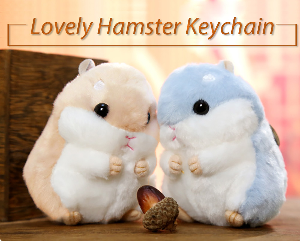 Creative Lovely Small Hamster Keychain Stuffed Toy