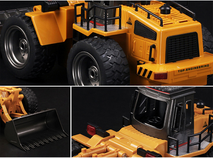 HUINA 1520 1:18 2.4GHz 6CH RC Alloy Truck Construction Vehicle HUINA 1520 1:18 2.4GHz 6CH RC Alloy Truck Construction Vehicle