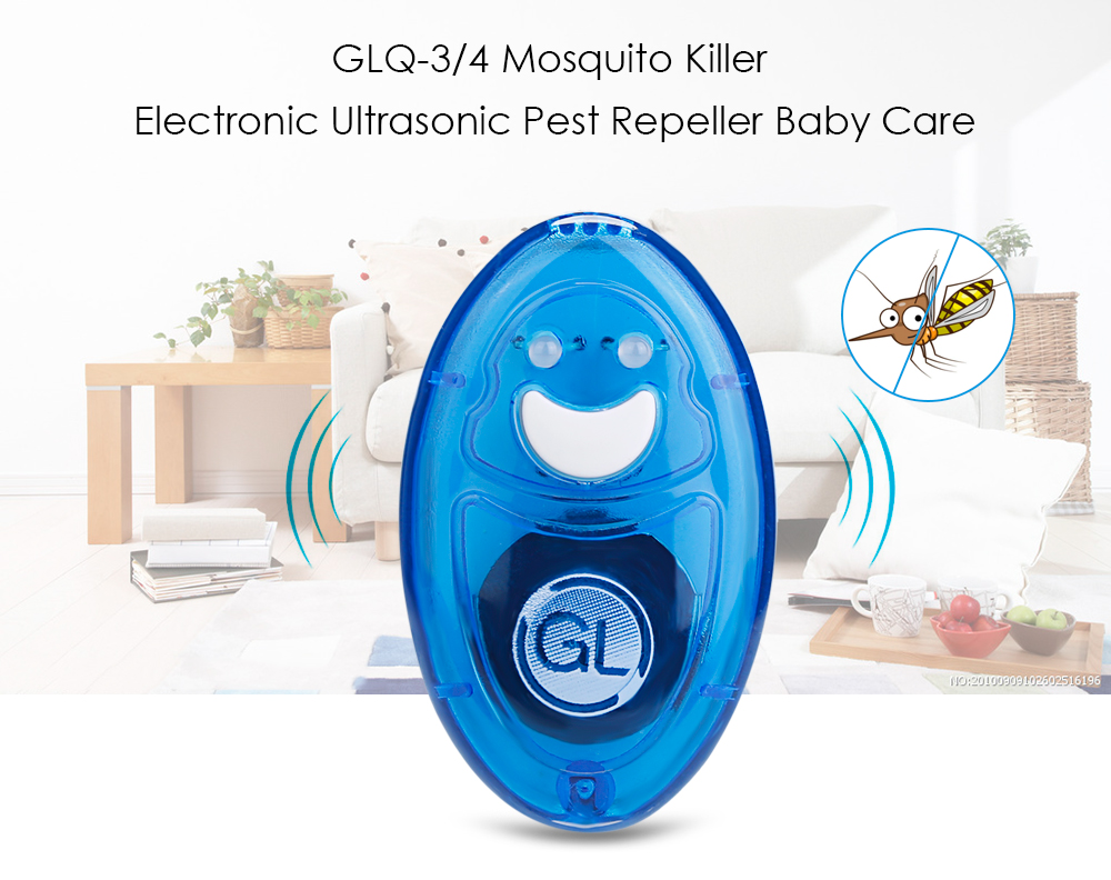 GL GLQ-3/4 Ultrasonic Electronic Pest Repeller Insect Mosquitoes Control Baby Care