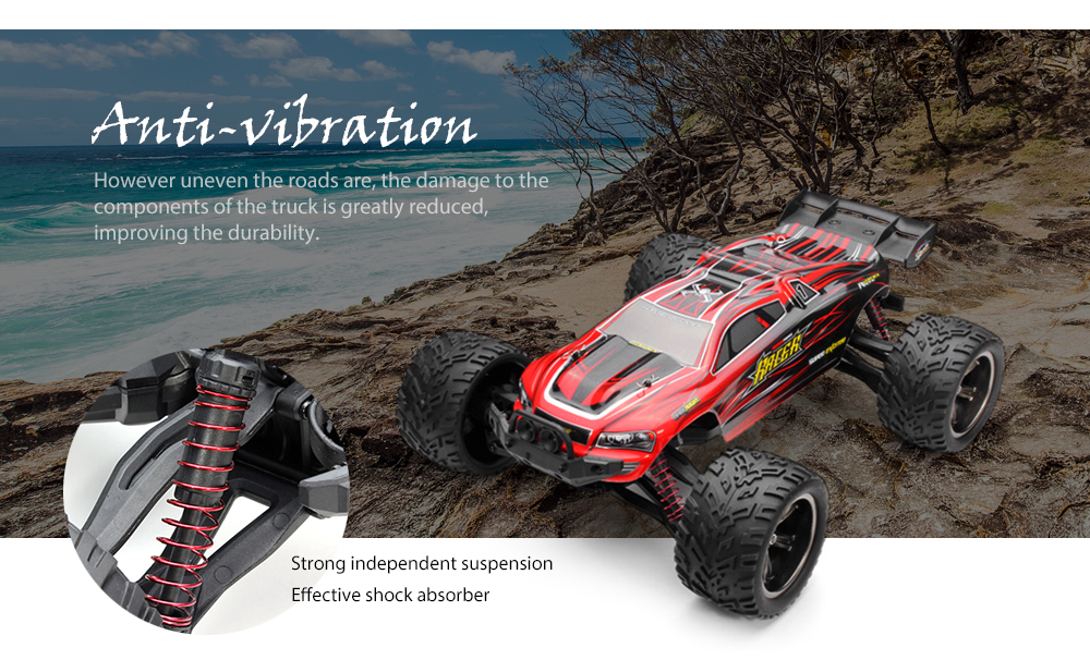 XINLEHONG TOYS 9116 1/12 Scale 2.4G 4CH RC Car Toy 2-wheel Drive Electric Racing Truck