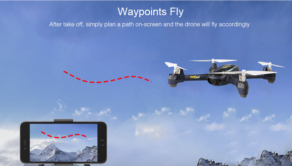 Hubsan H216A X4 DESIRE PRO RC Drone 1080P WiFi Camera / Altitude Hold / Waypoints / Headless Mode