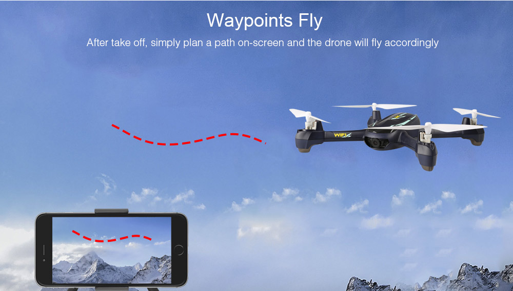 Hubsan H216A X4 DESIRE PRO RC Drone 1080P WiFi Camera / Altitude Hold / Waypoints / Headless Mode Hubsan H216A X4 DESIRE PRO RC Drone 1080P WiFi Camera / Altitude Hold / Waypoints / Headless Mode