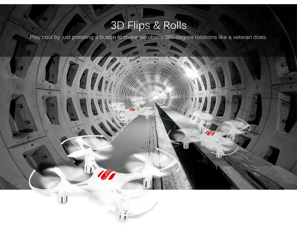 JJRC H8 Mini Headless Mode 6 Axis Gyro 2.4GHz 4CH RC Quadcopter with 360 Degree Rollover Function JJRC H8 Mini Headless Mode 6 Axis Gyro 2.4GHz 4CH RC Quadcopter with 360 Degree Rollover Function