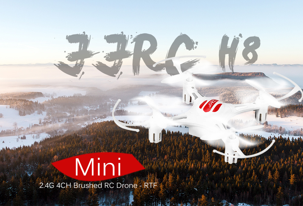 JJRC H8 Mini Headless Mode 6 Axis Gyro 2.4GHz 4CH RC Quadcopter with 360 Degree Rollover Function