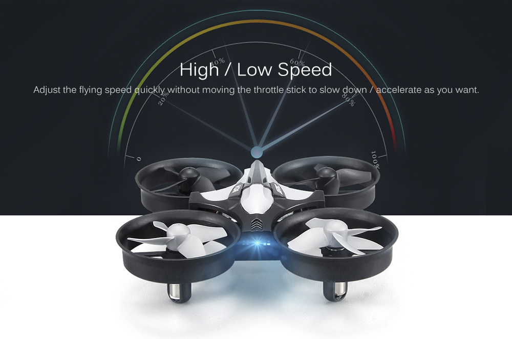 JJRC H36 Mini 2.4GHz 4CH 6 Axis Gyro RC Quadcopter with Headless Mode / Speed Switch