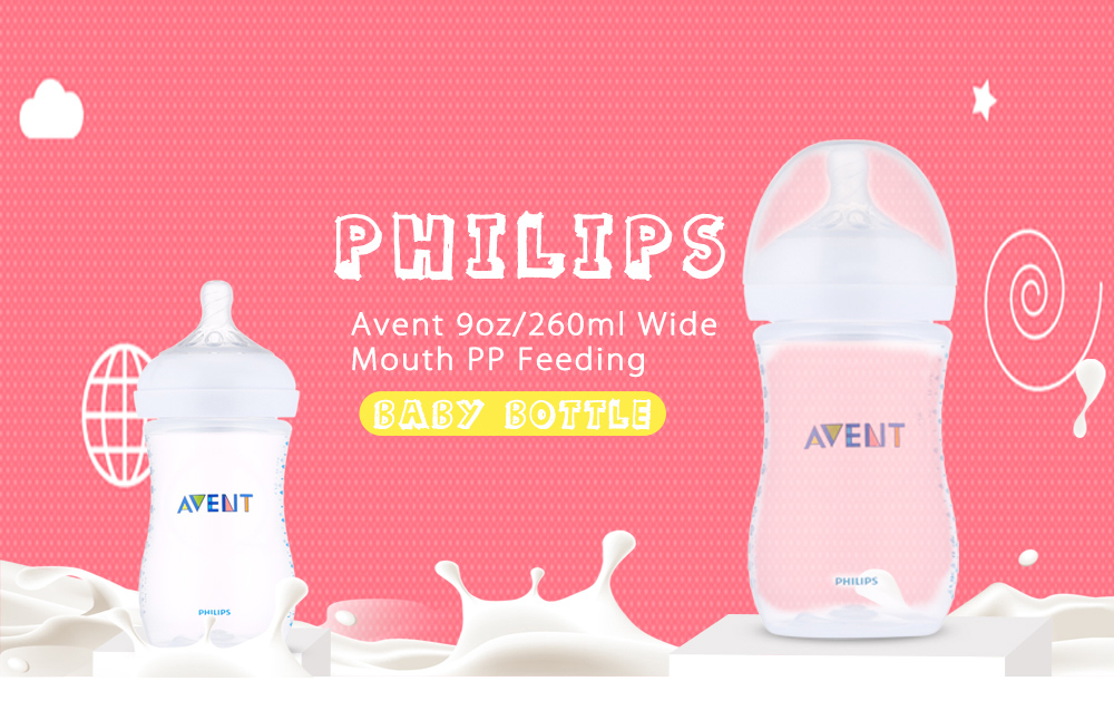 Avent 9oz / 260ml Baby PP Milk Bottle Training Feeding Drinking Cup Avent 9oz / 260ml Baby PP Milk Bottle Training Feeding Drinking Cup