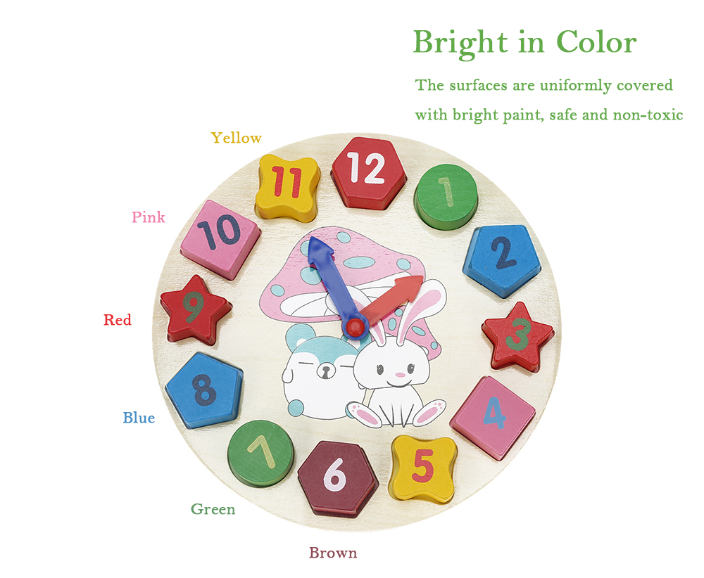 Digital Geometry Clock Educational Toy Digital Geometry Clock Educational Toy