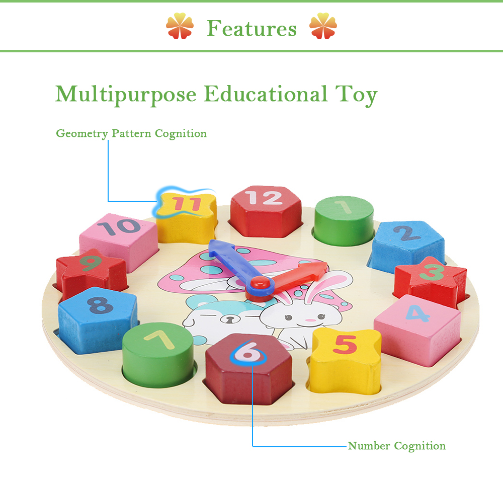Digital Geometry Clock Educational Toy Digital Geometry Clock Educational Toy