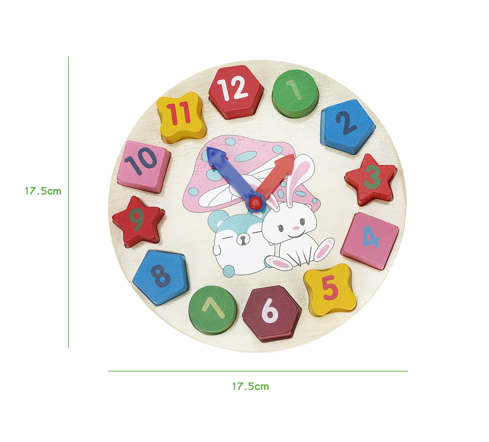 Digital Geometry Clock Educational Toy