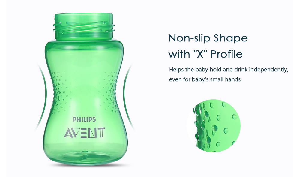 Avent 10oz / 300ml Baby Soft Handle Straw Bottle Training Drinking Cup Avent 10oz / 300ml Baby Soft Handle Straw Bottle Training Drinking Cup