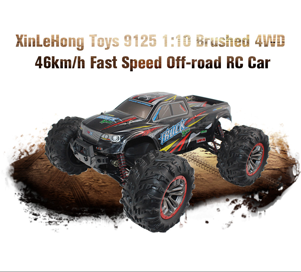 XINLEHONG TOYS 9125 1:10 Brushed 4WD 46km/h Fast Speed Off-road RC Car