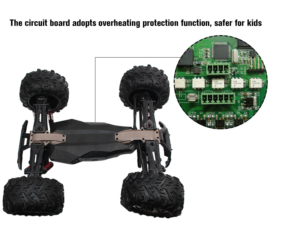 XINLEHONG TOYS 9125 1:10 Brushed 4WD 46km/h Fast Speed Off-road RC Car