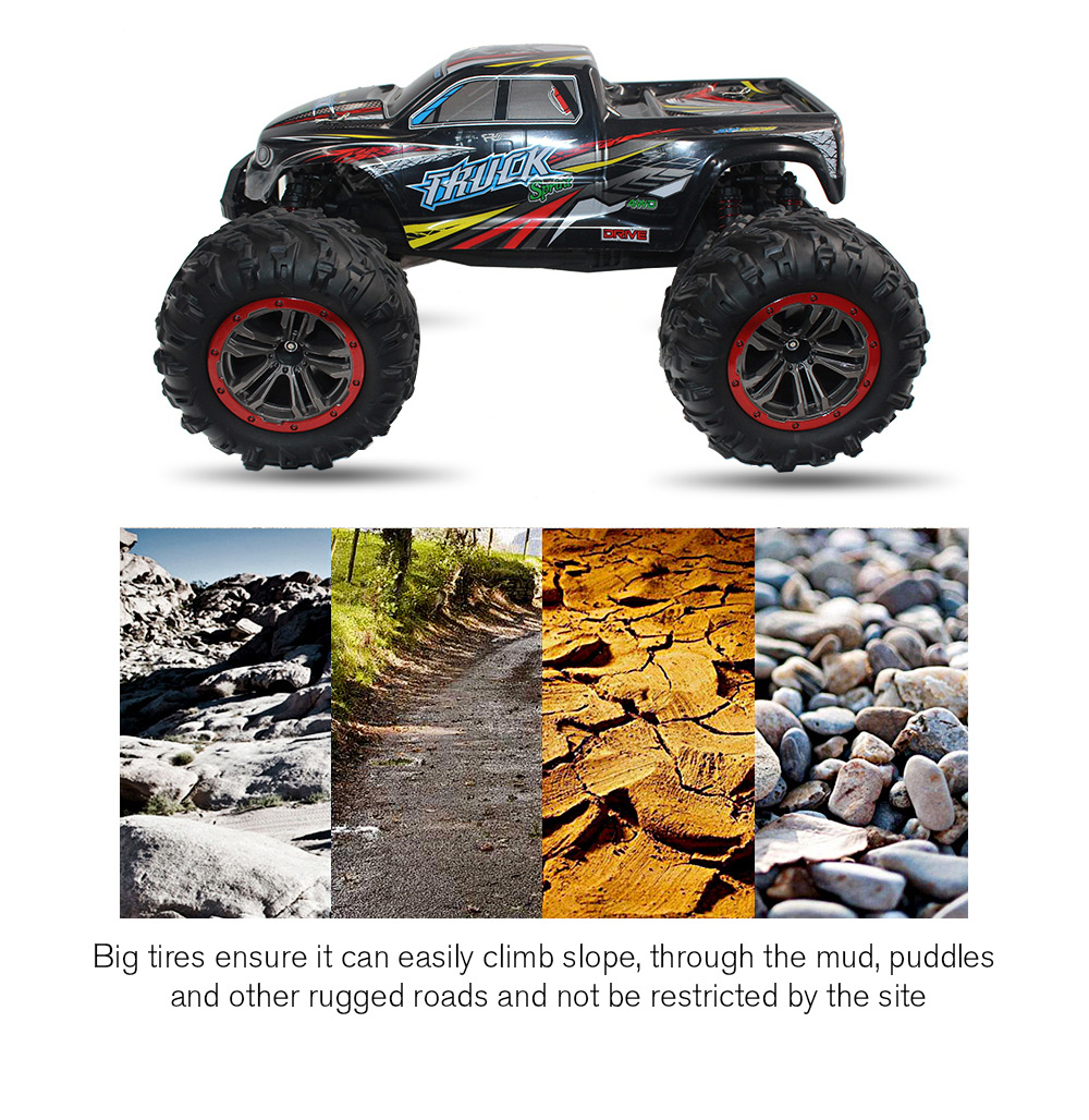 XINLEHONG TOYS 9125 1:10 Brushed 4WD 46km/h Fast Speed Off-road RC Car