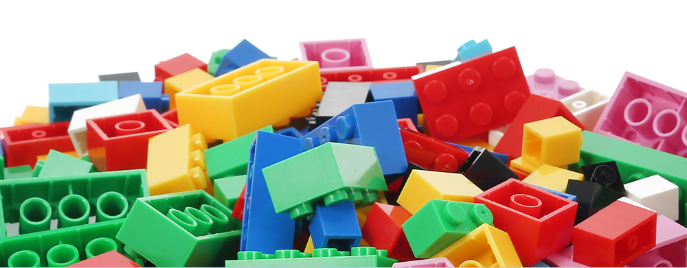 1000pcs DIY Building Blocks Small Particles Assembled Children Creative Intelligent Toys