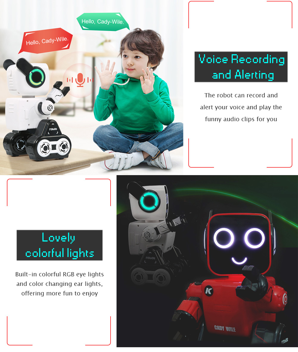 JJRC R4 Multifunctional Voice-activated Intelligent RC Robot JJRC R4 Multifunctional Voice-activated Intelligent RC Robot