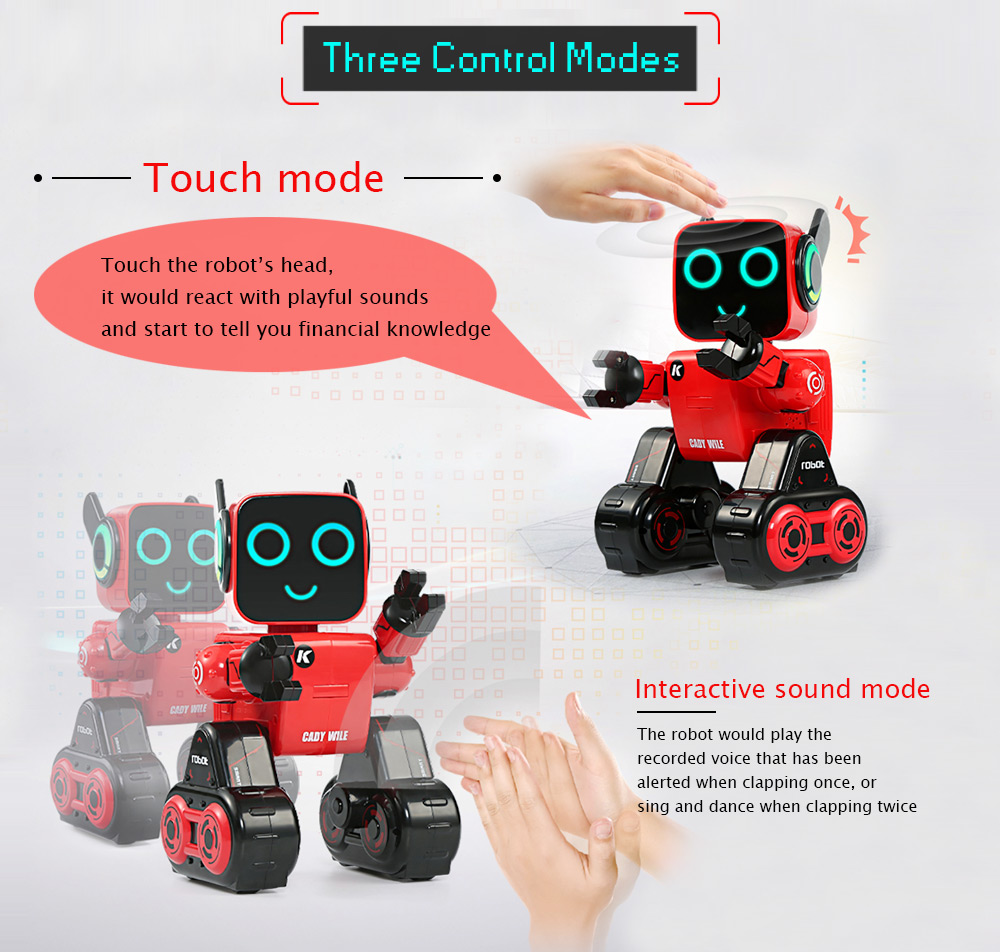 JJRC R4 Multifunctional Voice-activated Intelligent RC Robot JJRC R4 Multifunctional Voice-activated Intelligent RC Robot