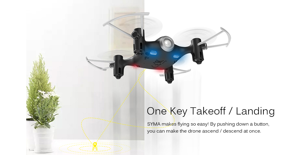 SYMA X21 Mini RC Drone RTF 2.4GHz 4CH 6-axis Gyro / Altitude Hold / 360-degree Rotation SYMA X21 Mini RC Drone RTF 2.4GHz 4CH 6-axis Gyro / Altitude Hold / 360-degree Rotation