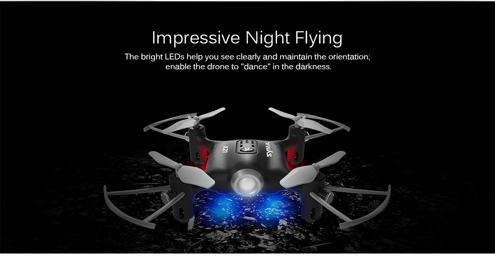 SYMA X21 Mini RC Drone RTF 2.4GHz 4CH 6-axis Gyro / Altitude Hold / 360-degree Rotation