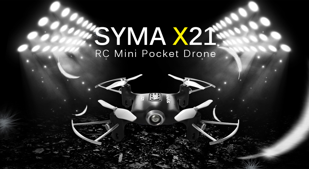SYMA X21 Mini RC Drone RTF 2.4GHz 4CH 6-axis Gyro / Altitude Hold / 360-degree Rotation SYMA X21 Mini RC Drone RTF 2.4GHz 4CH 6-axis Gyro / Altitude Hold / 360-degree Rotation