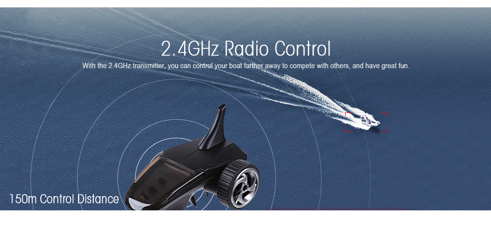 FeiLun FT010 2.4G RC Racing Boat 35km/h with Built-in Cooling System Righting Function FeiLun FT010 2.4G RC Racing Boat 35km/h with Built-in Cooling System Righting Function