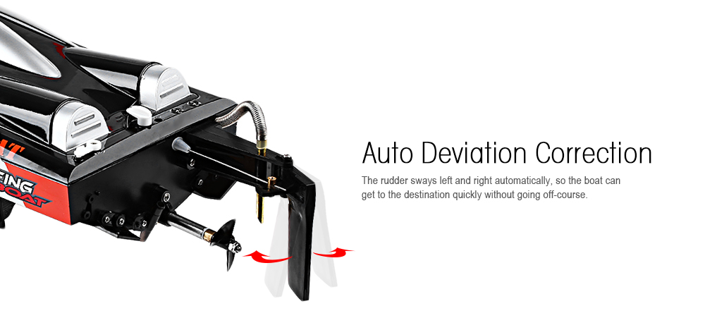 FeiLun FT010 2.4G RC Racing Boat 35km/h with Built-in Cooling System Righting Function FeiLun FT010 2.4G RC Racing Boat 35km/h with Built-in Cooling System Righting Function