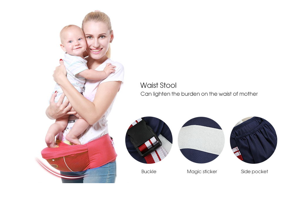 Breathable Baby Carrier Infant Kids Waist Stool Backpack Pouch Wrap