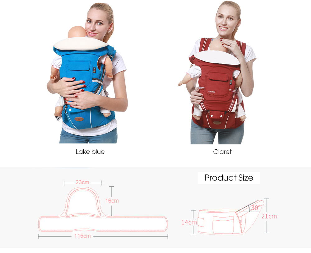 Breathable Baby Carrier Infant Kids Waist Stool Backpack Pouch Wrap