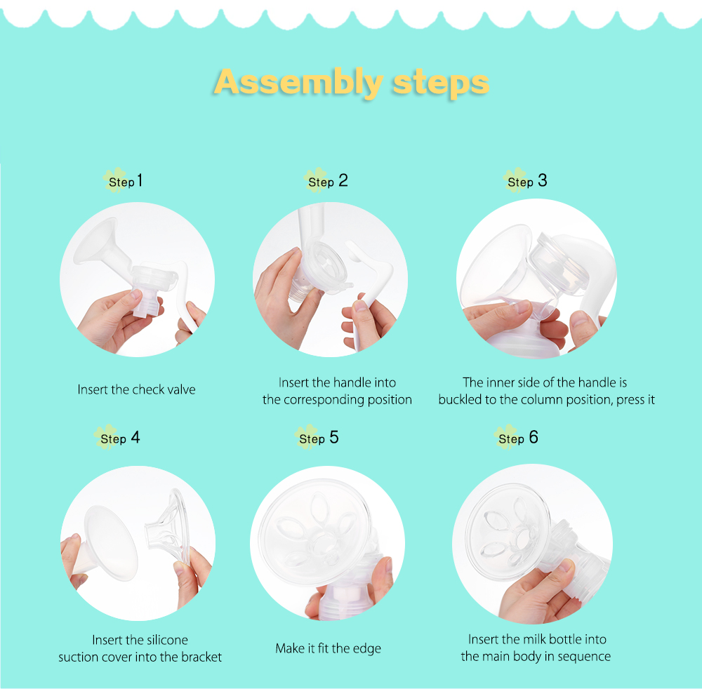 Avent Manual Breast Pump PP Baby Breastfeeding Milk Bottle Avent Manual Breast Pump PP Baby Breastfeeding Milk Bottle