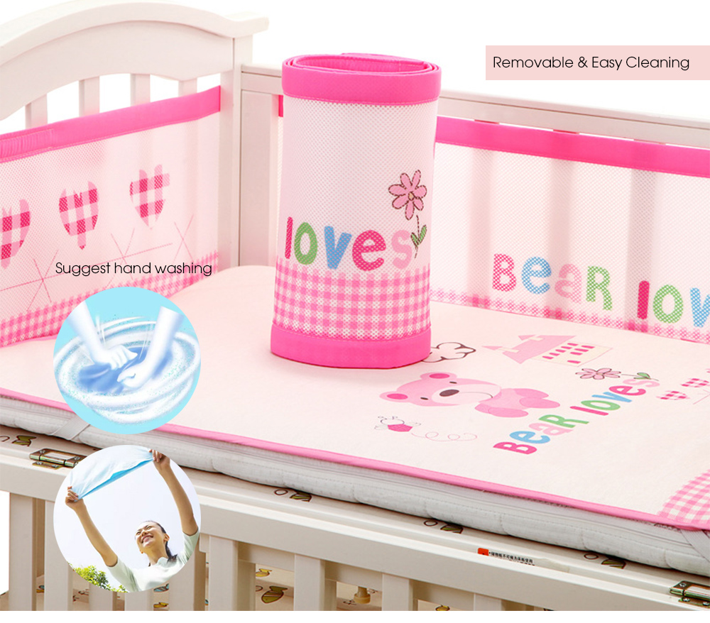 Baby Bed Crib Bumper Breathable Infant Kids Bedding Set Baby Bed Crib Bumper Breathable Infant Kids Bedding Set