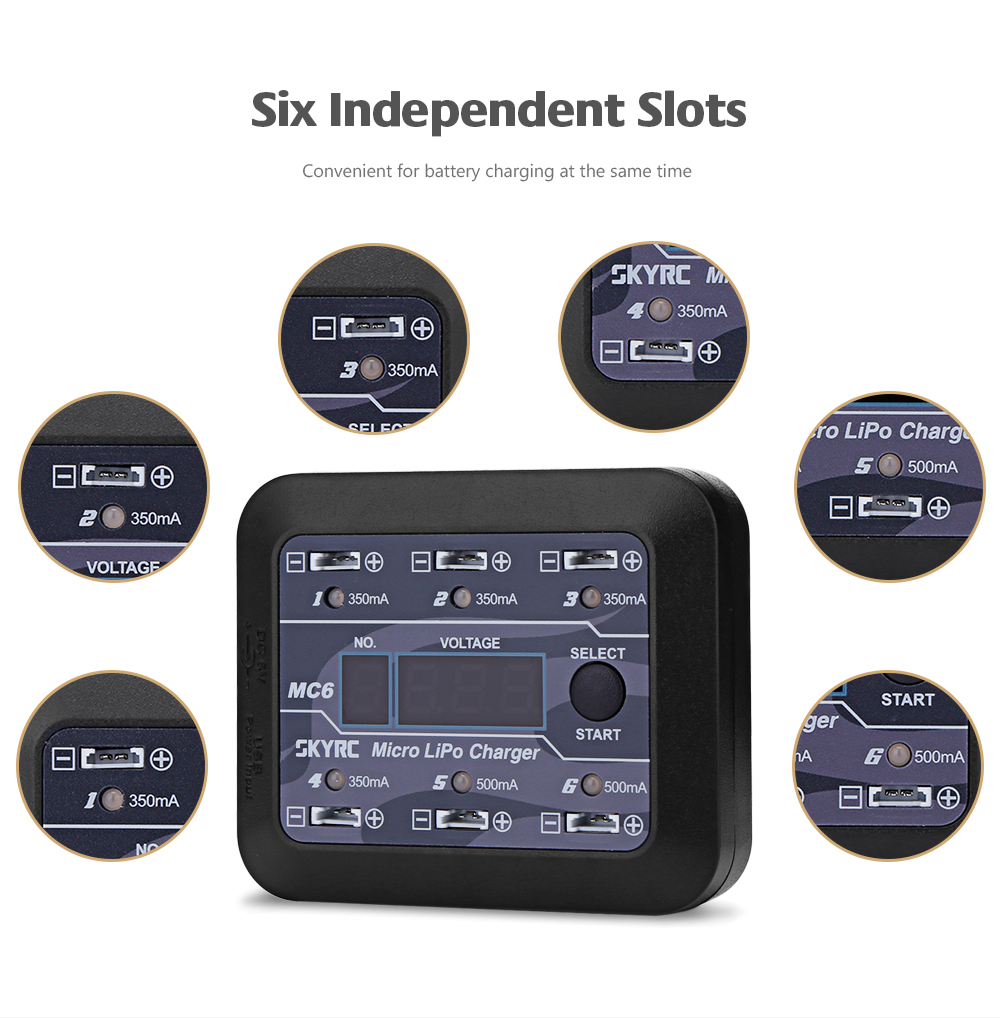 SKYRC MC6 Micro Battery USB Charger SKYRC MC6 Micro Battery USB Charger