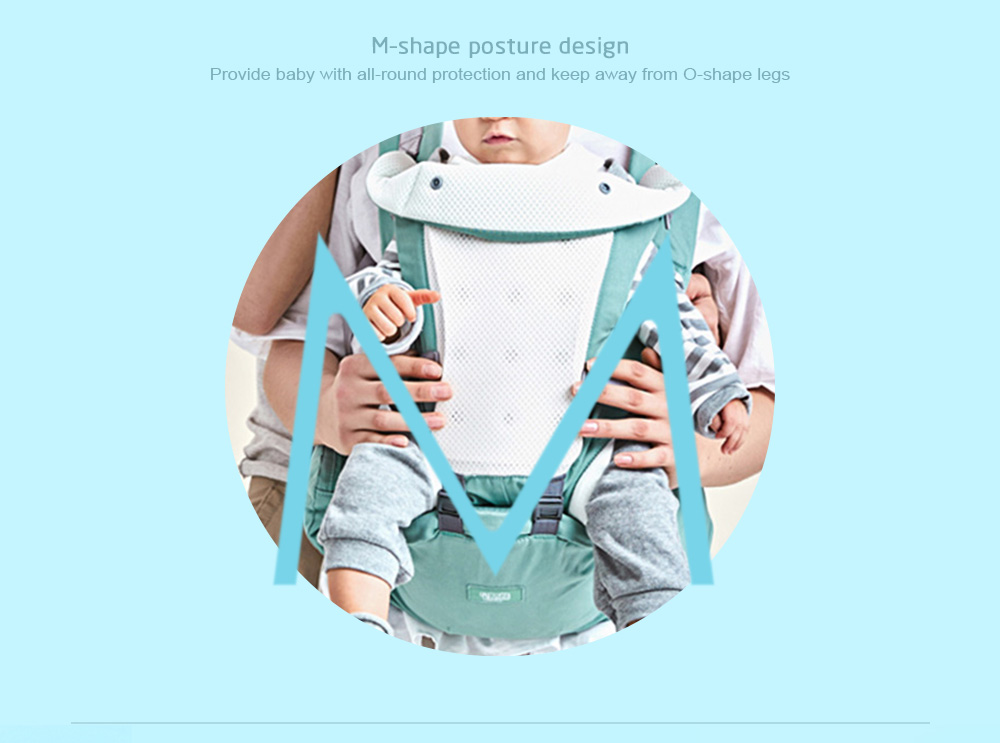 Bethbear Hipseat Newborn 4 in 1 Ergonomic Baby Carrier Kid Sling Backpack