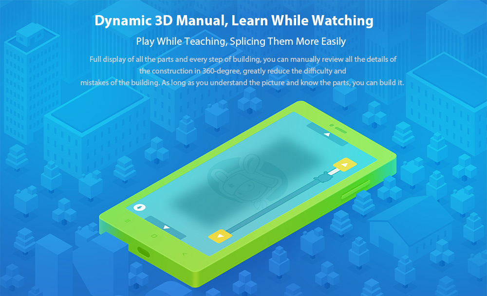 Xiaomi MITU Smart Building Blocks Robot APP Control / Programming / Variety Models Xiaomi MITU Smart Building Blocks Robot APP Control / Programming / Variety Models