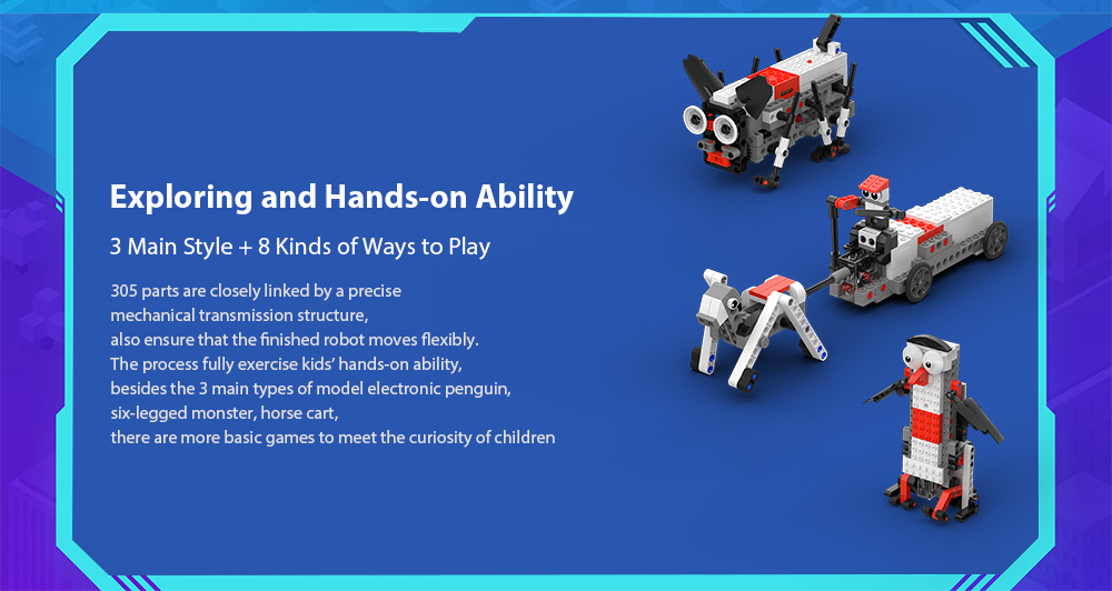 Xiaomi MITU Smart Building Blocks Robot APP Control / Programming / Variety Models Xiaomi MITU Smart Building Blocks Robot APP Control / Programming / Variety Models