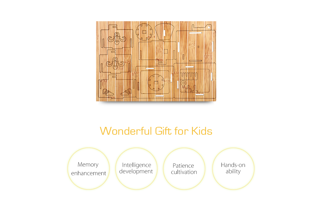 Educational Toys Woodcraft Assembly Kit 3D Jigsaw Puzzle - Phonograph Educational Toys Woodcraft Assembly Kit 3D Jigsaw Puzzle - Phonograph