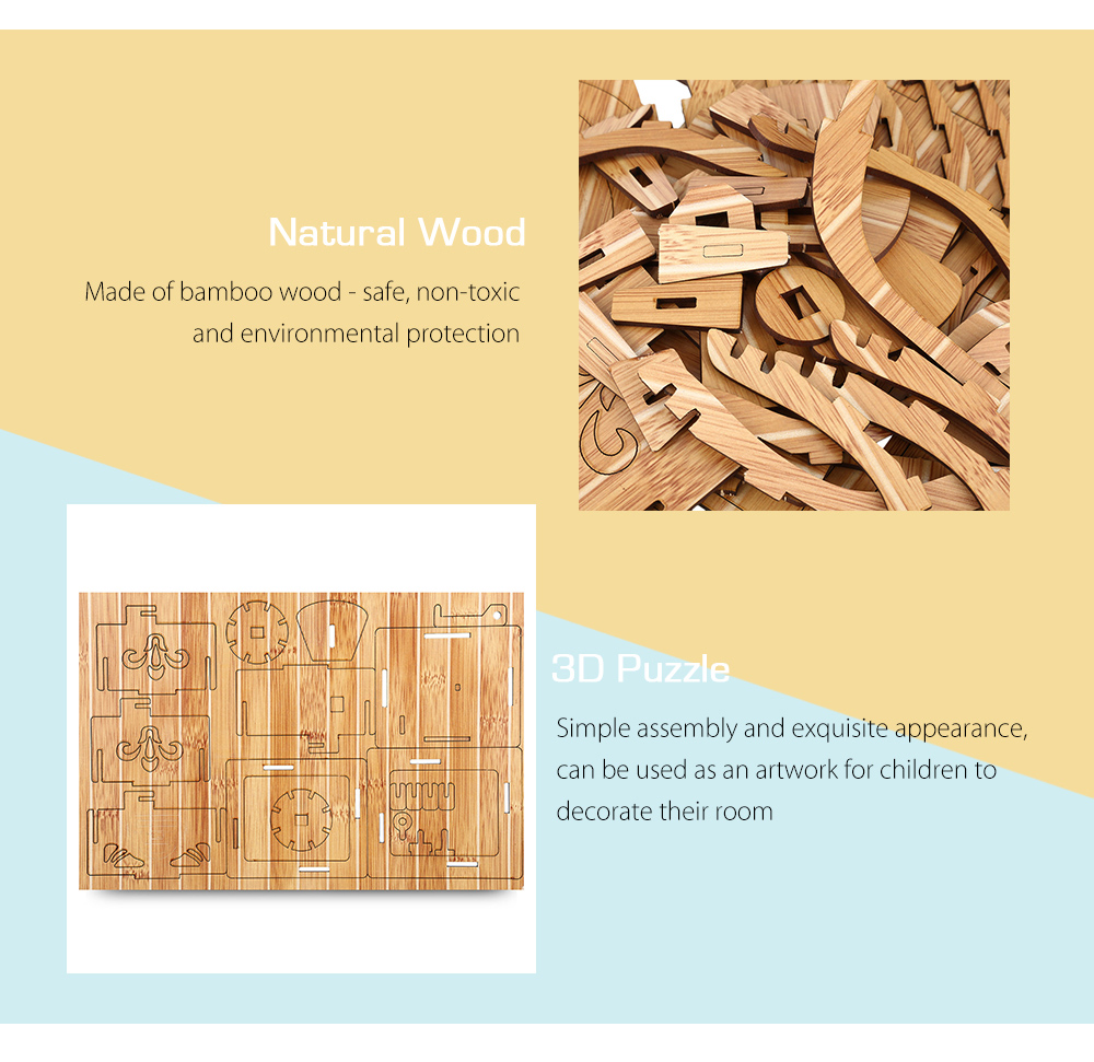 Educational Toys Woodcraft Assembly Kit 3D Jigsaw Puzzle - Phonograph Educational Toys Woodcraft Assembly Kit 3D Jigsaw Puzzle - Phonograph
