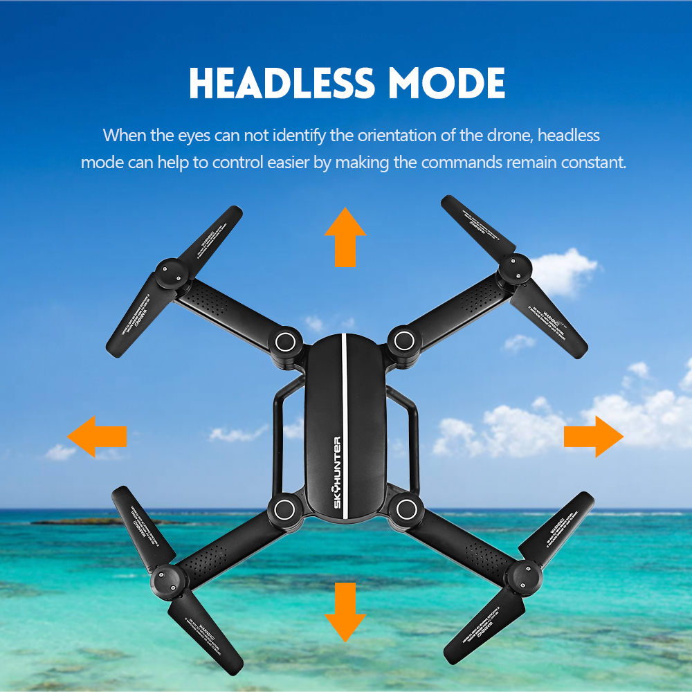 X8T Foldable 2.4GHz 4CH 6-axis Gyro RC Quadcopter with Altitude Hold Headless Mode Function