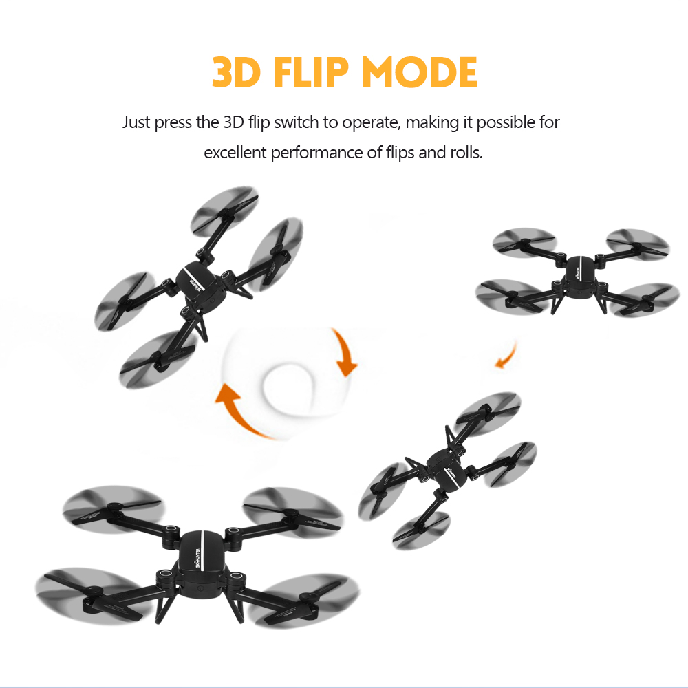 X8T Foldable 2.4GHz 4CH 6-axis Gyro RC Quadcopter with Altitude Hold Headless Mode Function