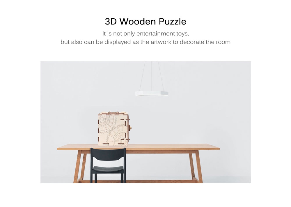 Cipher Code Deposit Box Mechanical Wooden Model 3D Puzzle Educational Toys Cipher Code Deposit Box Mechanical Wooden Model 3D Puzzle Educational Toys