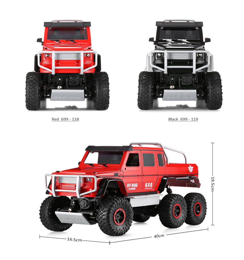 Flytec 699 - 119 1 / 10 Full Function Simulation 6-wheel Off-road Climber RC Car Flytec 699 - 119 1 / 10 Full Function Simulation 6-wheel Off-road Climber RC Car