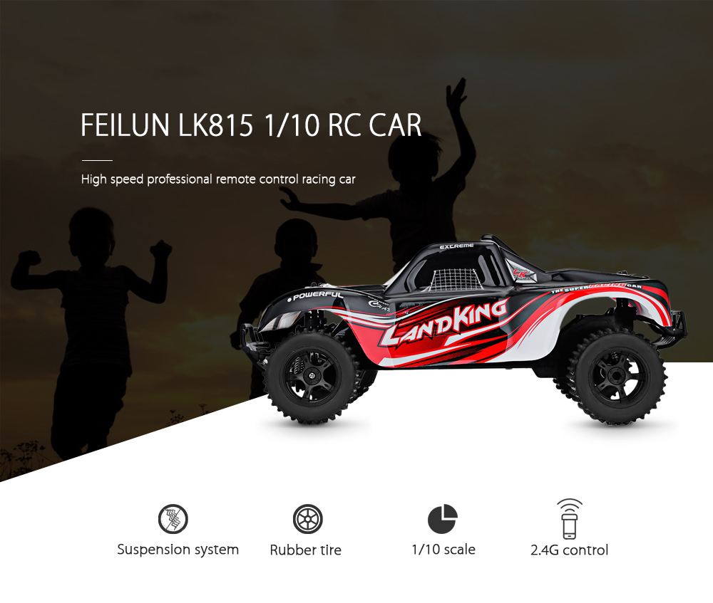 FEILUN LK815 2.4GHz 1:10 Electric Truck Short Course Off-Road Remote Control Car Toys