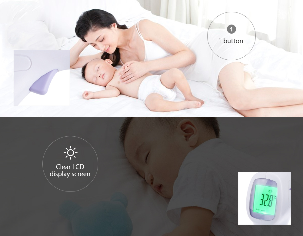 guucy Multi-purpose Infrared Babies Thermometer Non-contact Forehead Body Digital Termometro