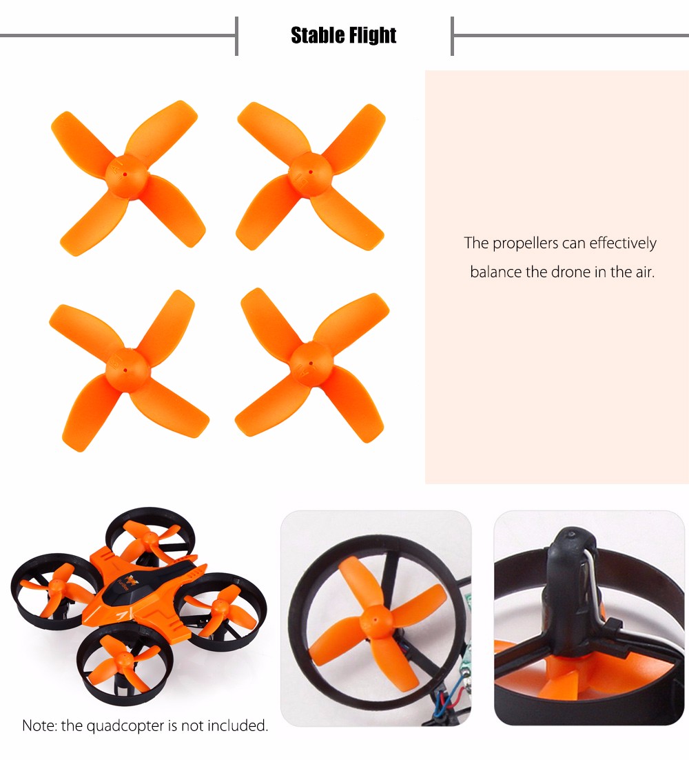 Four-blade Propeller 4pcs for F36 / JJRC H36 Mini RC Quadcopter Four-blade Propeller 4pcs for F36 / JJRC H36 Mini RC Quadcopter