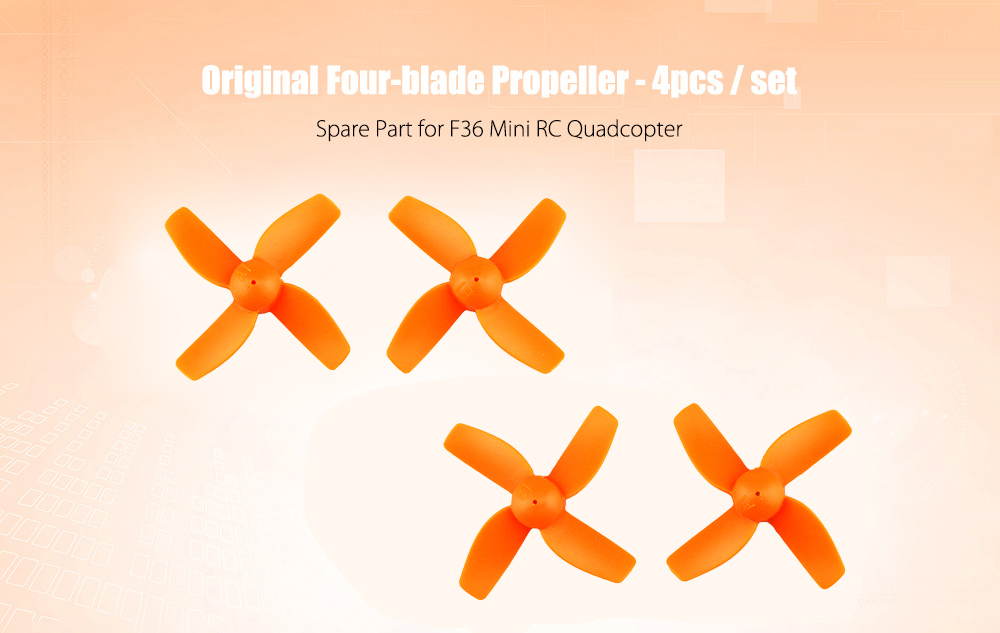 Four-blade Propeller 4pcs for F36 / JJRC H36 Mini RC Quadcopter