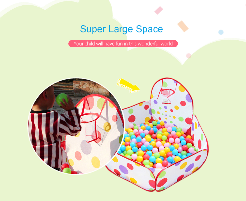 Portable Folding Pop Up Tunnel Basketball Tent Children Kids Play House Hut Portable Folding Pop Up Tunnel Basketball Tent Children Kids Play House Hut